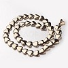 Electroplate Non-magnetic Synthetic Hematite Bead Strands G-F300-22C-06-2