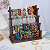4-Tier Wood Bracelet Organizer Display Stands BDIS-WH0010-16A-4