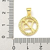 Brass Micro Pave Cubic Zirconia Pendants KK-K354-03G-04-3