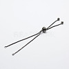 Rack Plating Brass Chain Bracelet Making KK-A142-018B-1