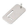 304 Stainless Steel Pendants STAS-M115-01P-L-2