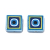 Printed Handmade Porcelain Beads PORC-G016-04N-1