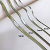 304 Stainless Steel Snake Chain Necklaces for Women WG80FEF-28-2