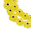 Handmade Millefiori Glass Bead Strands LAMP-J035-10mm-58-2