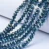 Electroplate Glass Beads Strands EGLA-A034-P1mm-A14-1