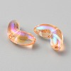 Transparent UV Plating Acrylic Beads TACR-TAC0001-09A-01-2