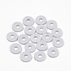 Flat Round Eco-Friendly Handmade Polymer Clay Bead Spacers X-CLAY-R067-4.0mm-39-2