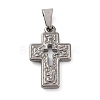304 Stainless Steel Pendants STAS-P241-10P-1