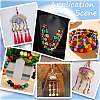 1200Pcs Dyed Natural Wood Beads WOOD-GF0002-13C-5