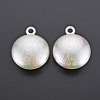 Electroplated ABS Plastic Imitation Pearl Pendants KY-T023-005-2