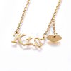 304 Stainless Steel Pendant Necklaces NJEW-O104-03-2