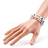 Handmade Polymer Clay Beads Stretch Bracelets Sets BJEW-JB06353-02-3