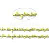 DIY Wreath Foliage Green Leaves Ribbon Decorative OCOR-M007-01B-3