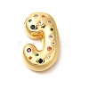 Brass Cubic Zirconia Pendants KK-M295-13G-J-1