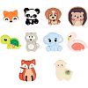 10Pcs 10 Style Silicone Beads SIL-CA0001-27-1