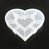 Heart Plastic Bead Storage Containers CON-Q023-16-1