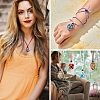 Braided Waxed Cotton Thread Cords Macrame Pouch Necklace Making AJEW-SW00018-7