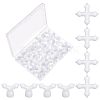 Olycraft 48Pcs 2 Style Plastic Toy Skeleton Joint Findings DIY-OC0009-55-1