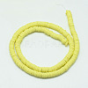 Handmade Polymer Clay Bead Strands CLAY-T002-6mm-01-2