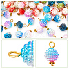 100Pcs Imitation Pearl Acrylic Pendants FIND-AR0004-61-6