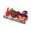 Halloween Printed Acrylic Pendants OACR-P026-D05-2