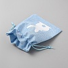Easter Cloth Storage Pouches ABAG-WH0048-03B-01-2