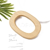 Wood Handle for Hand Woven Bag Accessories PW-WG65E6E-09-1