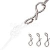Stainless Steel Fishing Fishhook Connector STAS-FH0001-09-5