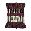 10 Skeins 6-Ply Polyester Embroidery Floss OCOR-K006-A04-1