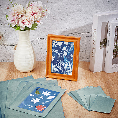 44Pcs 4 Styles Rectangle Flower Packaging Paper AJEW-BC0008-06-1