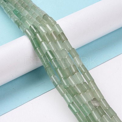 Natural Green Aventurine Beads Strands G-G990-C08-1