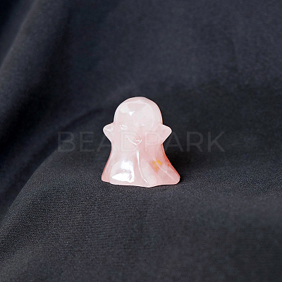 Halloween Natural Rose Quartz Home Display Decorations G-PW0004-50D-1