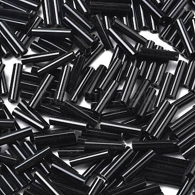 Opaque Glass Bugle Beads SEED-R028-2x9-C01-1
