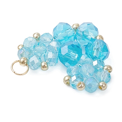 Glass Pendantns PALLOY-MZ01145-02-1