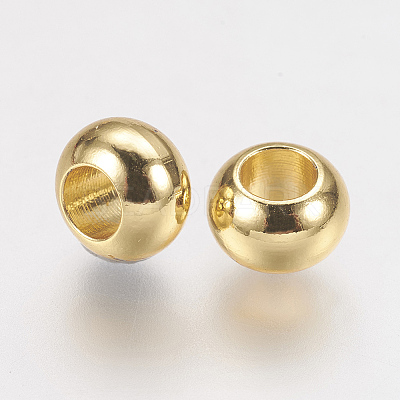 Brass Spacer Beads X-KK-F730-04G-1