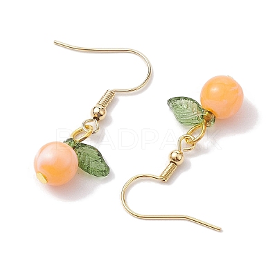 Acrylic Dangle Earrings EJEW-JE05749-01-1
