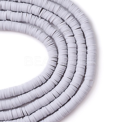 Handmade Polymer Clay Beads Strands CLAY-R089-8mm-Q036-1