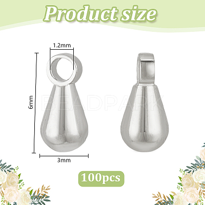 100Pcs Alloy Chain Extender Connectors FIND-BC0013-20P-1