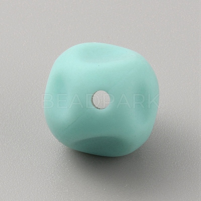 Cube Food Grade Eco-Friendly Silicone Beads SIL-TAC0003-11H-1