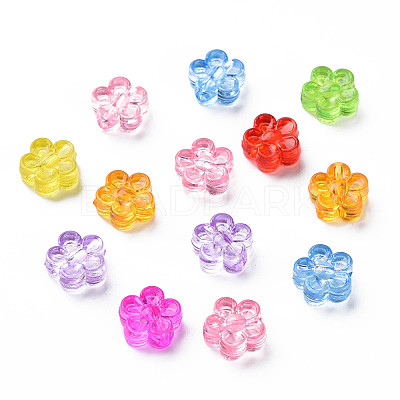 Transparent Acrylic Beads MACR-N013-018-1