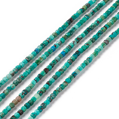 Natural Chrysocolla Beads Strands G-F717-06-1