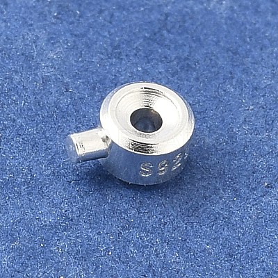 925 Sterling Silver Crimp Beads STER-C013-01B-S-1