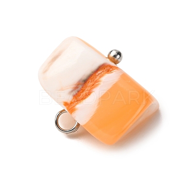 Dyed Natural Trochid Shell/Trochus Shell Pendants PALLOY-JF04483-01-1