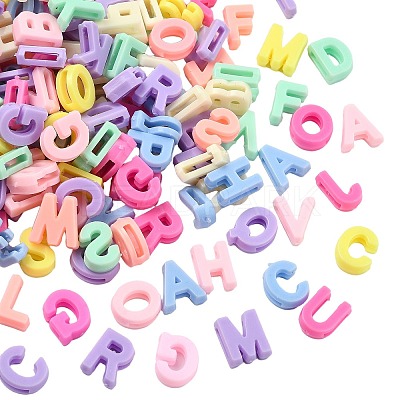 400Pcs Opaque Resin Beads RESI-CJ0005-14-1