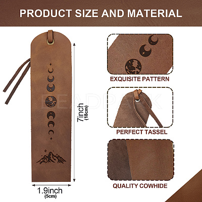 Cowhide Leather Labels AJEW-WH0386-0009-1