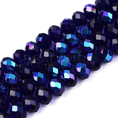 Electroplate Glass Beads Strands EGLA-A044-T8mm-L06-1