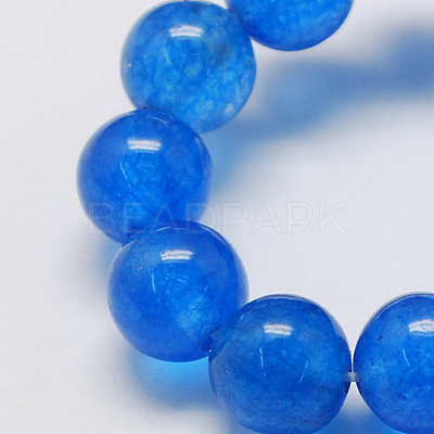 Natural White Jade Bead Strands X-G-R165-8mm-13-1