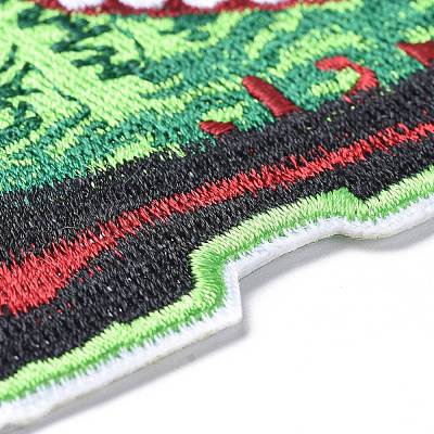 Computerized Embroidery Cloth Iron on/Sew on Patches DIY-M009-03-1