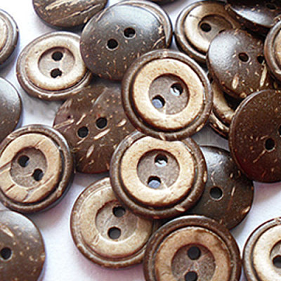 Carved 2-hole Basic Sewing Button NNA0YXY-1