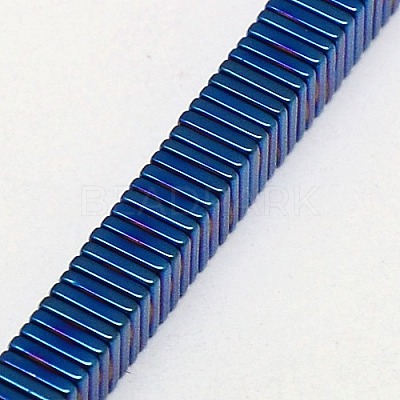 Electroplate Non-magnetic Synthetic Hematite Heishi Beads Strands X-G-J171A-4x4mm-07-1